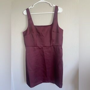 A NEW DAY Maroon Dress sz 14 NWT